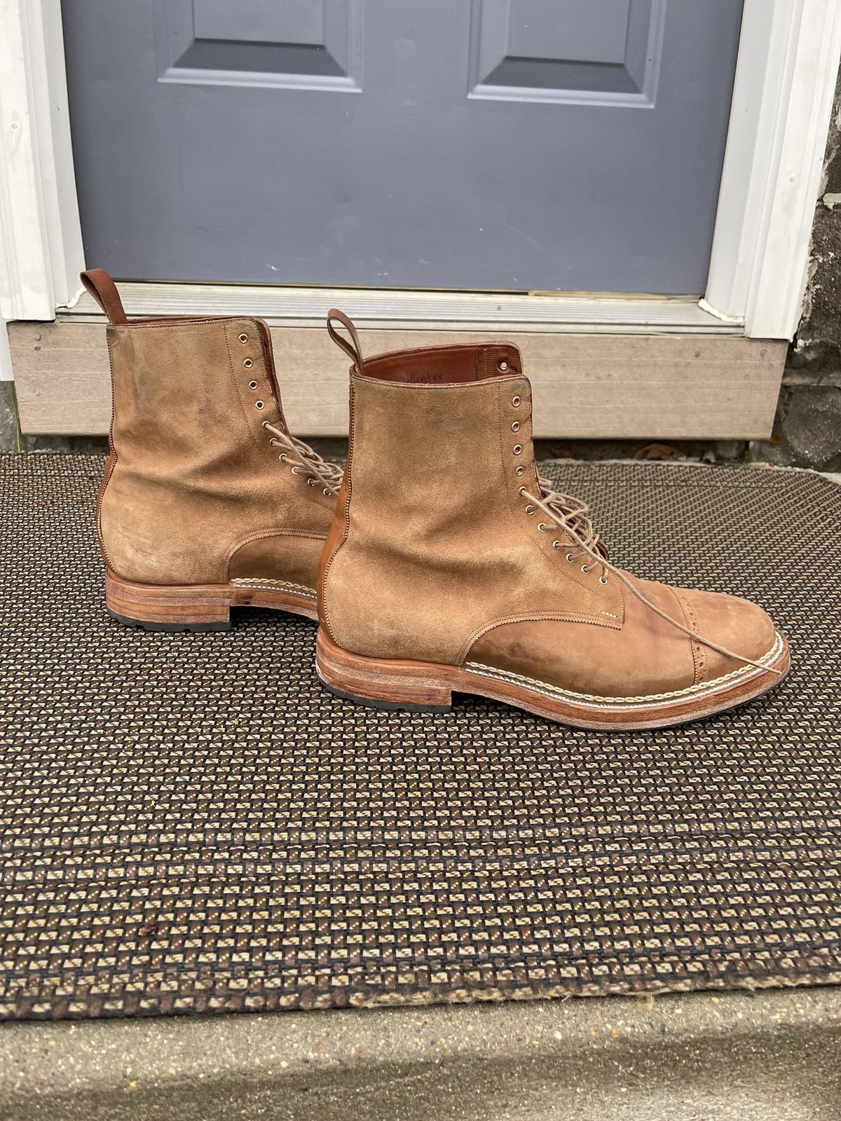 Photo by patinathunderdome on May 2, 2022 of the Arno x Hunter 7-Inch Boot in Unknown Material.