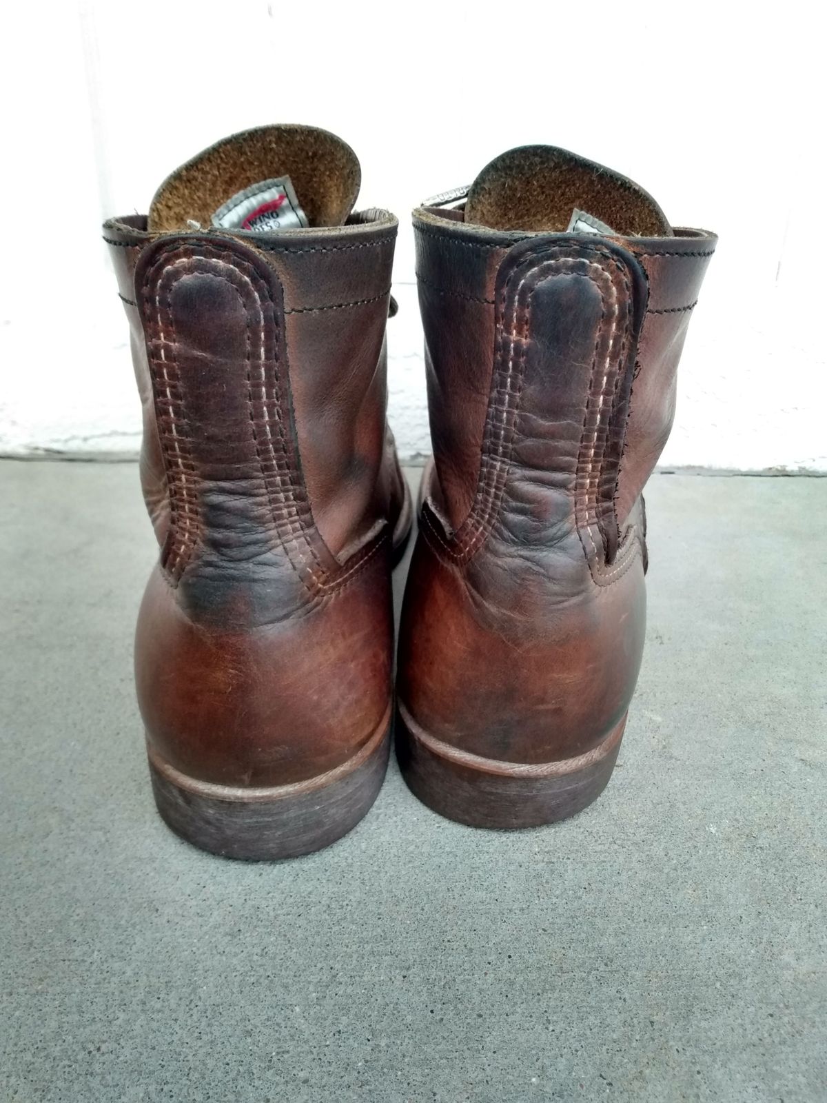 Photo by patinathunderdome on February 2, 2022 of the Red Wing Iron Ranger in S.B. Foot Copper Rough and Tough.