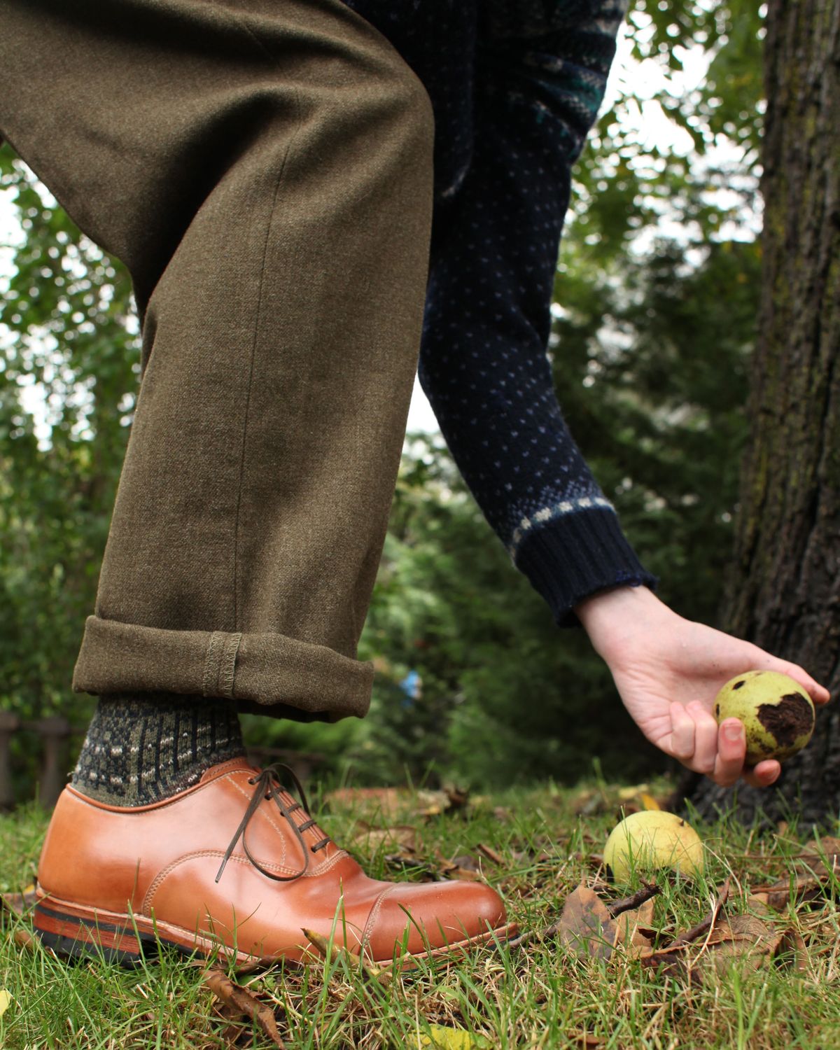Photo by patinathunderdome on October 5, 2021 of the Viberg Bastion Oxford in Horween Natural Shell Cordovan.