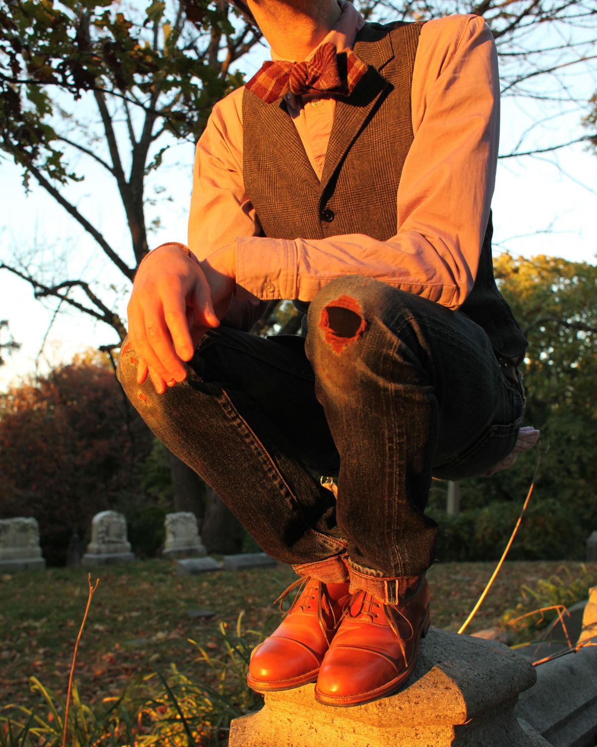Photo by patinathunderdome on November 2, 2021 of the Viberg Bastion Oxford in Horween Natural Shell Cordovan.
