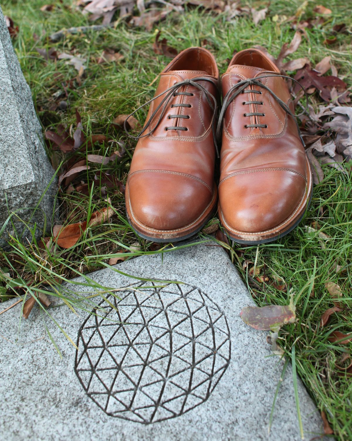 Photo by patinathunderdome on November 2, 2021 of the Viberg Bastion Oxford in Horween Natural Shell Cordovan.