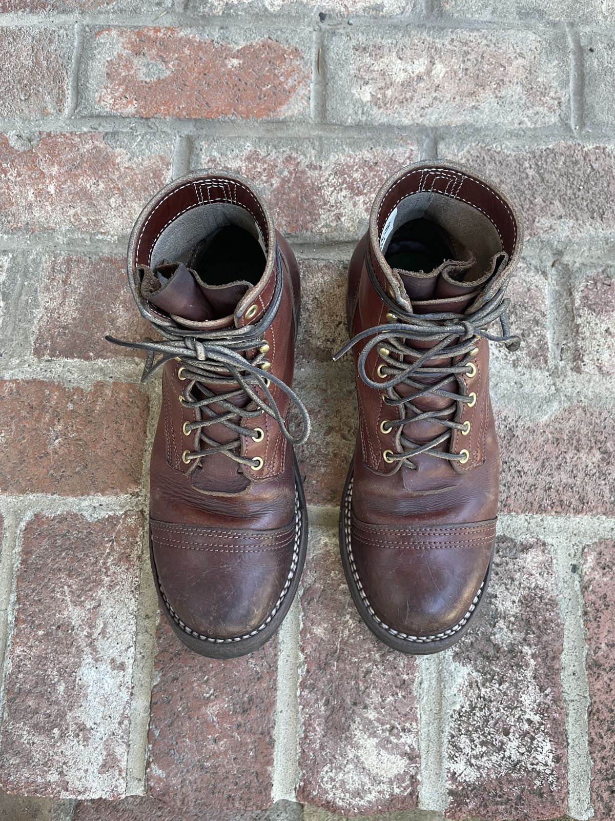 Photo by patinathunderdome on February 1, 2022 of the Nicks Americana in Wickett & Craig Medium Brown English Bridle.