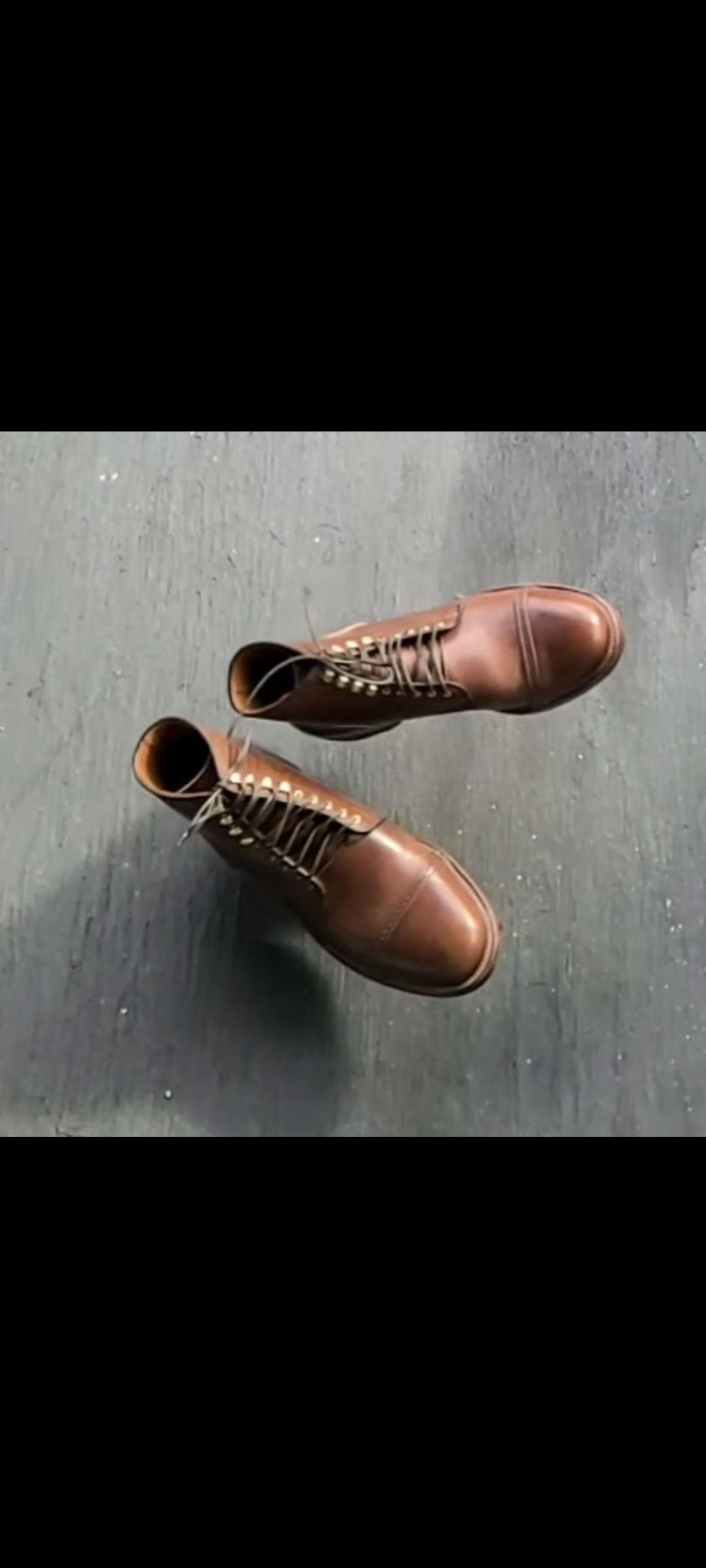 Photo by patinathunderdome on October 1, 2021 of the Viberg Service Boot in Maryam Toscanello TPR Horsebutt.