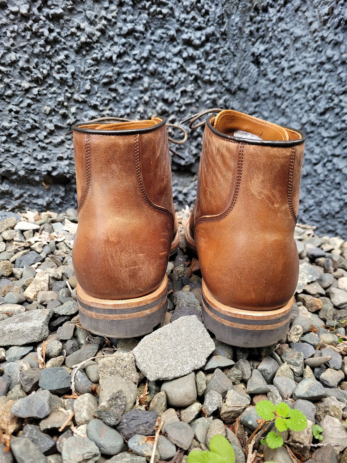 Photo by patinathunderdome on November 2, 2021 of the Viberg Service Boot in Maryam Toscanello TPR Horsebutt.