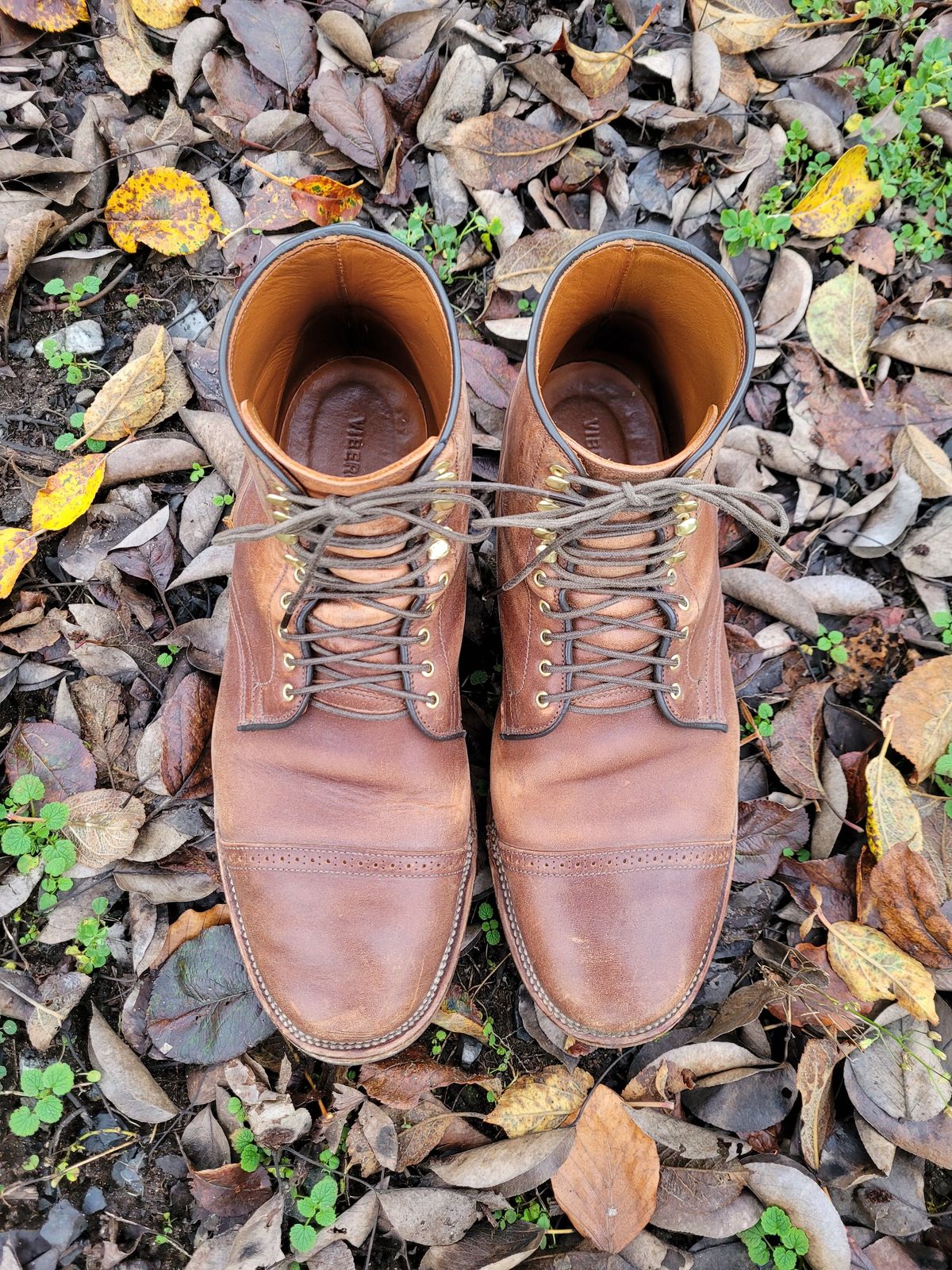 Photo by patinathunderdome on December 1, 2021 of the Viberg Service Boot in Maryam Toscanello TPR Horsebutt.