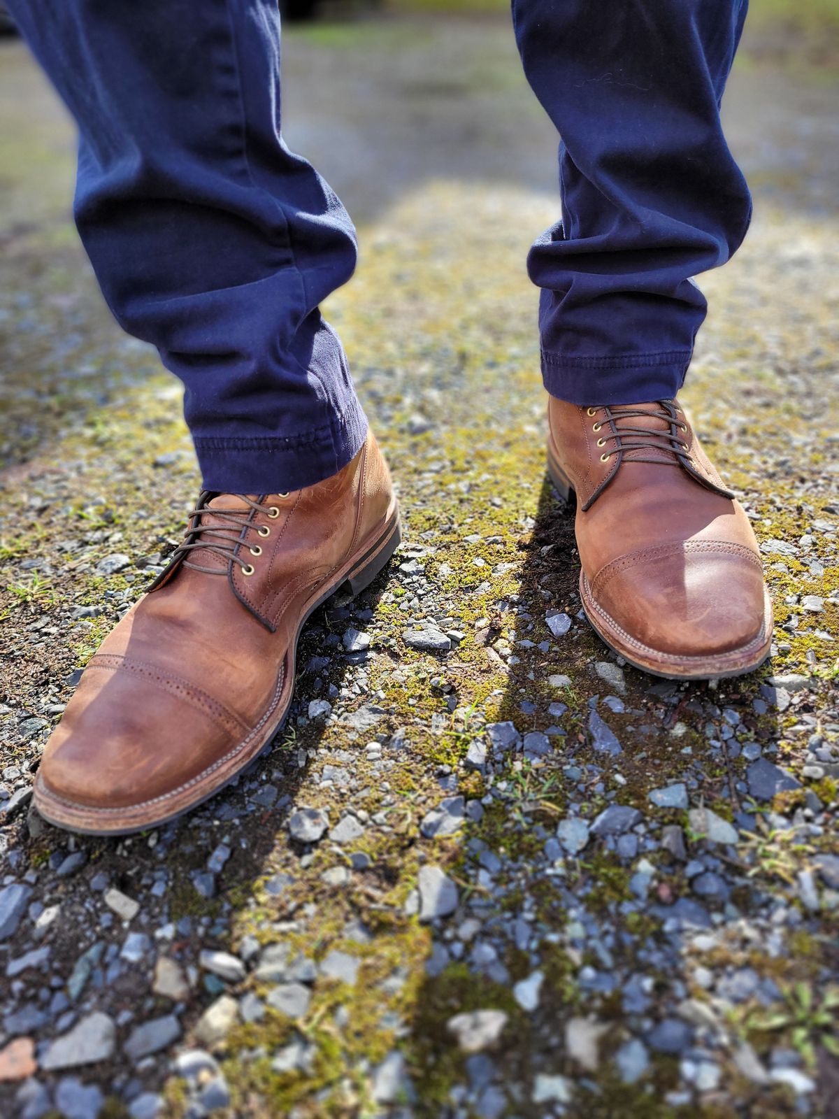 Photo by patinathunderdome on February 1, 2022 of the Viberg Service Boot in Maryam Toscanello TPR Horsebutt.