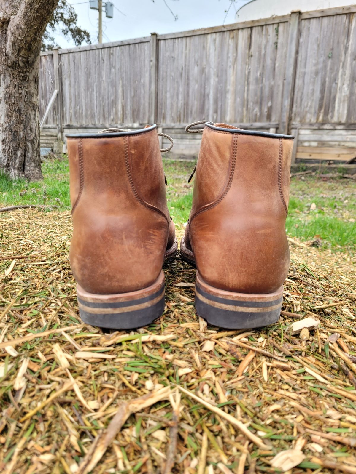 Photo by patinathunderdome on April 2, 2022 of the Viberg Service Boot in Maryam Toscanello TPR Horsebutt.