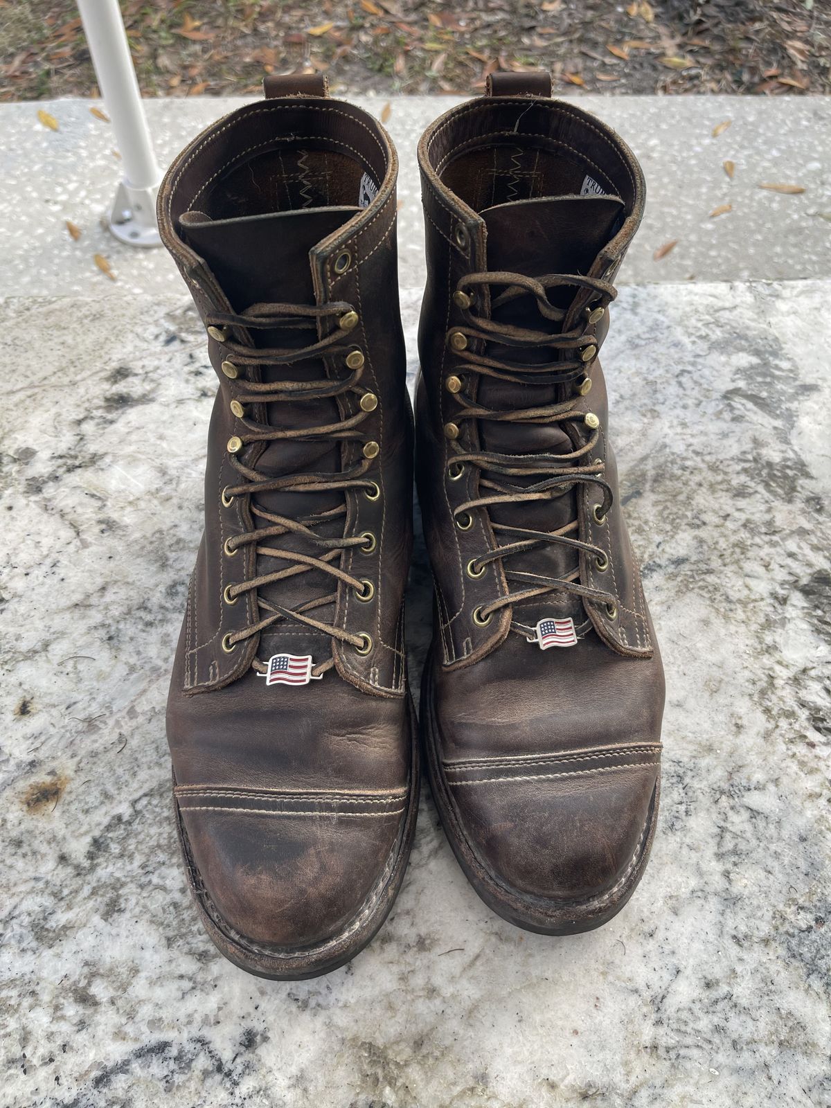 Photo by patinathunderdome on December 5, 2021 of the Truman Upland Boot in Horween Whiskey Predator.