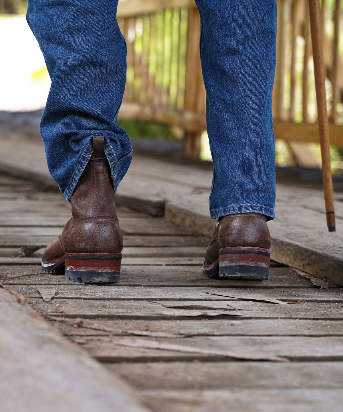 Photo by patinathunderdome on November 2, 2021 of the Nicks Robert in Horween Natural Waxed Flesh.
