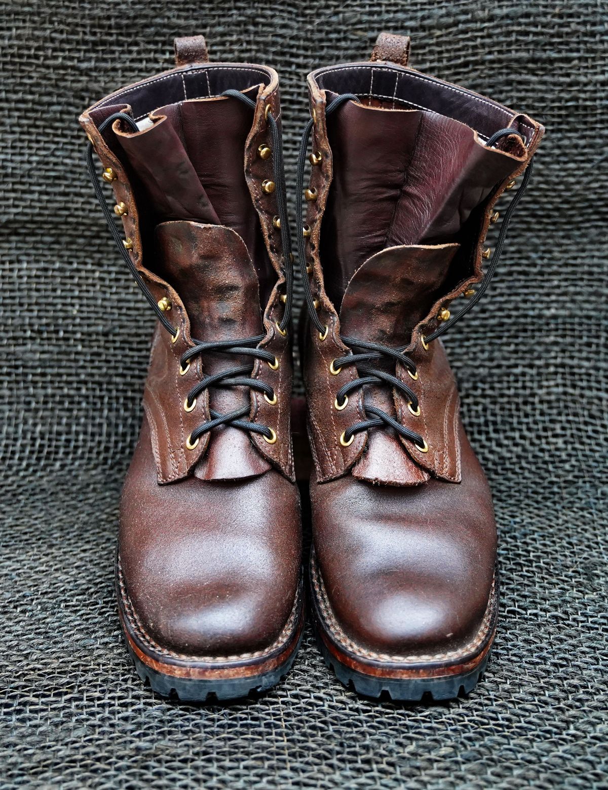 Photo by patinathunderdome on March 1, 2022 of the Nicks Robert in Horween Natural Waxed Flesh.