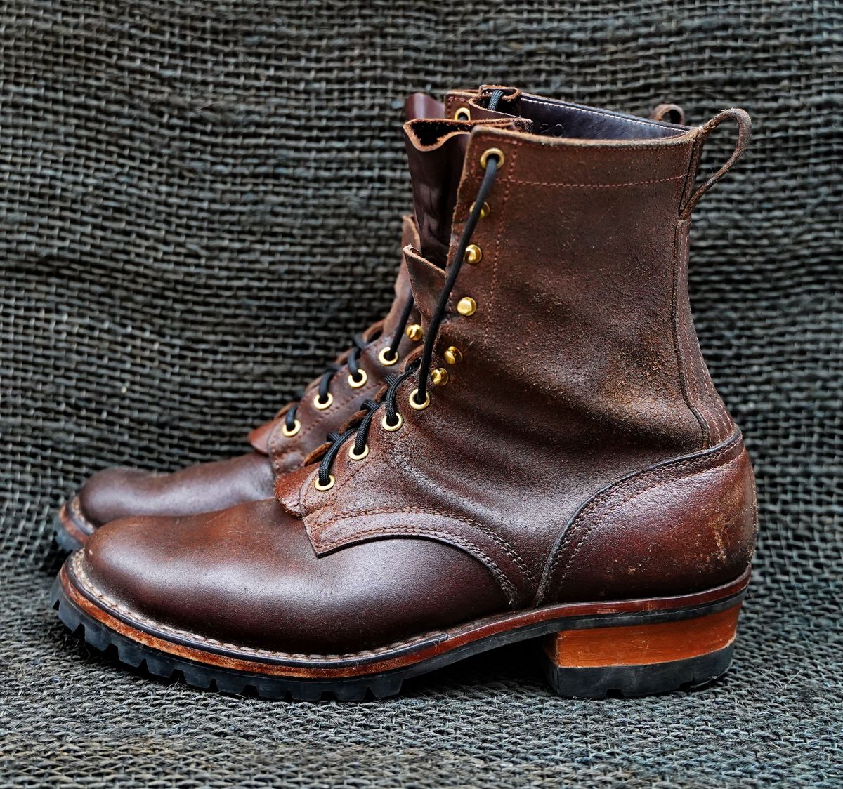 Photo by patinathunderdome on March 1, 2022 of the Nicks Robert in Horween Natural Waxed Flesh.