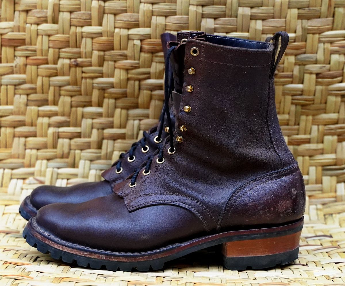 Photo by patinathunderdome on April 1, 2022 of the Nicks Robert in Horween Natural Waxed Flesh.