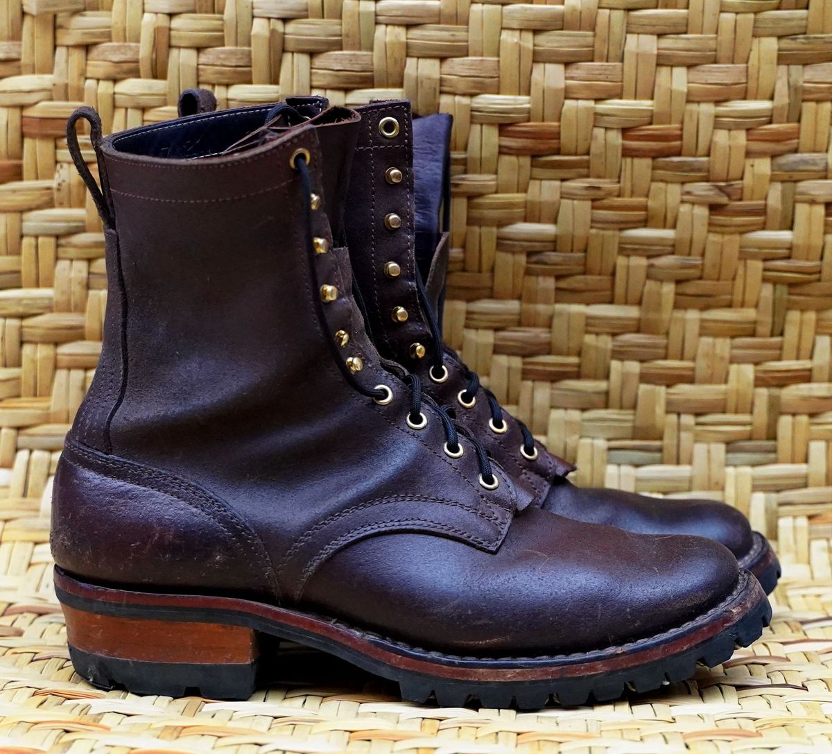 Photo by patinathunderdome on April 2, 2022 of the Nicks Robert in Horween Natural Waxed Flesh.