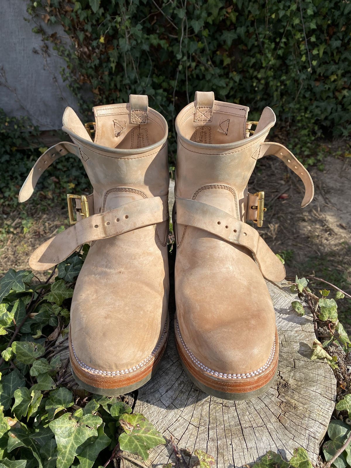 Photo by patinathunderdome on December 4, 2021 of the Renav Engineer in Conceria Cloe Crust Shell Cordovan.