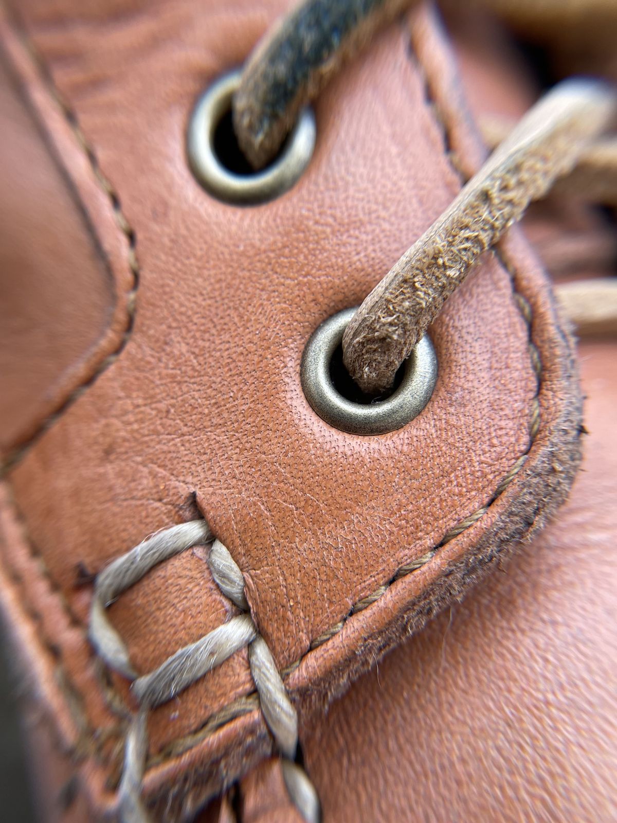 Photo by patinathunderdome on February 3, 2022 of the Rancourt & Co. Harrison Boot Redux in Horween Natural Essex.