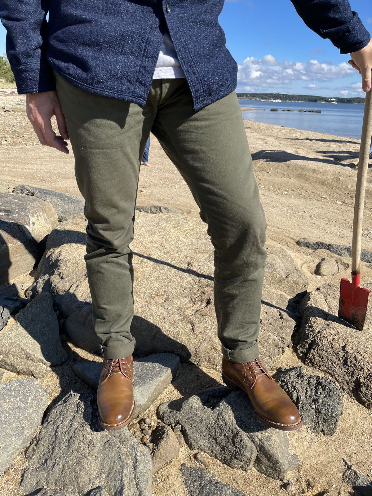 Photo by patinathunderdome on October 1, 2021 of the Viberg Country Boot in Horween Bourbon Shell Cordovan.