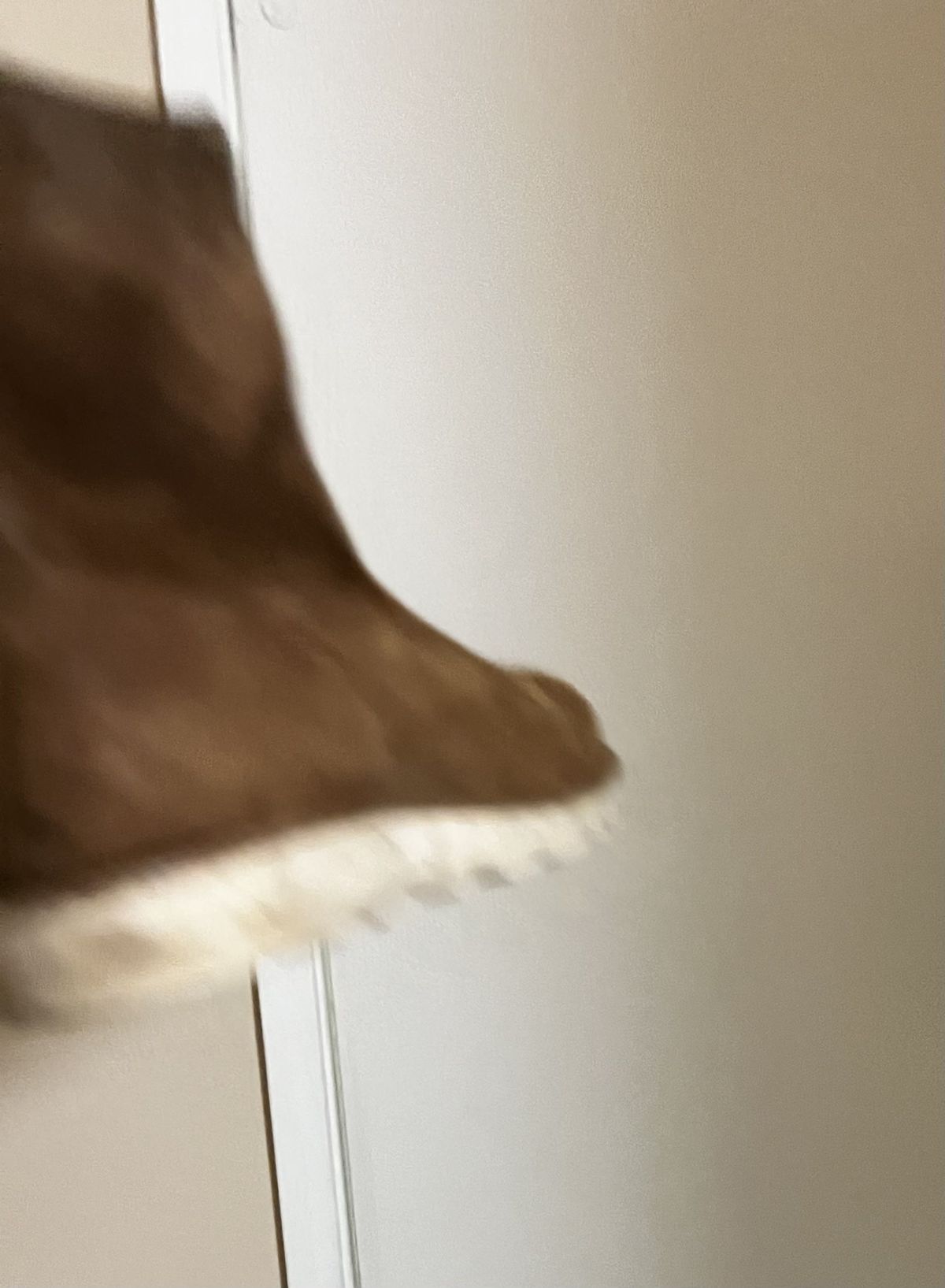 Photo by patinathunderdome on December 3, 2021 of the Viberg Roper Boot in Horween Natural Chromexcel Roughout.