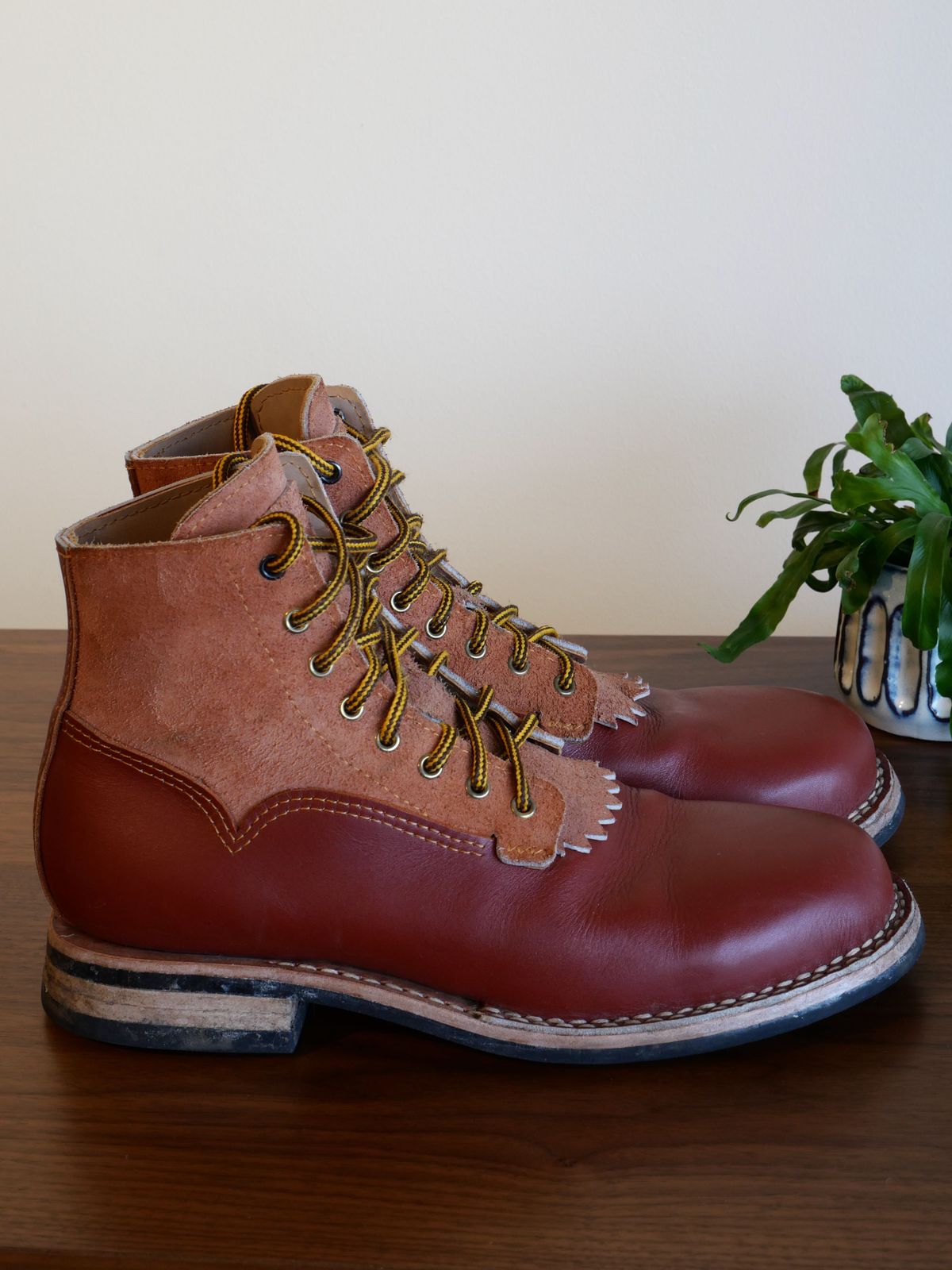 Photo by patinathunderdome on November 3, 2021 of the Self-Made in Rodbrun Chrome Tan.