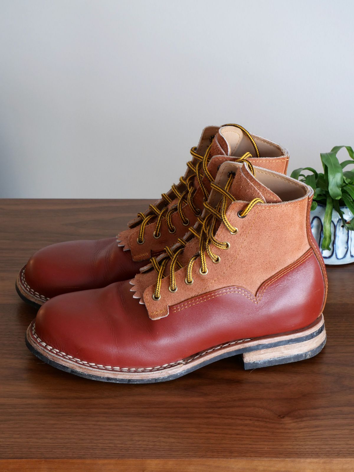 Photo by patinathunderdome on December 3, 2021 of the Self-Made in Rodbrun Chrome Tan.