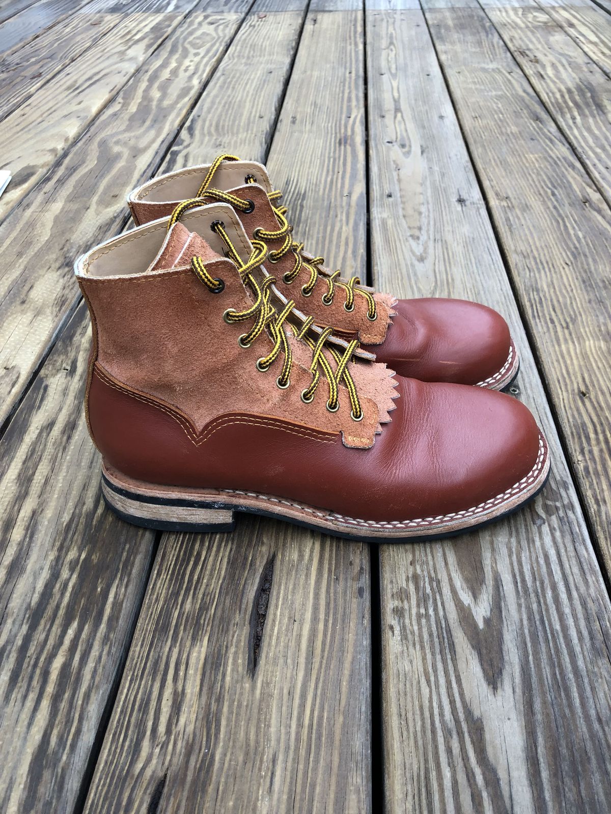 Photo by patinathunderdome on January 2, 2022 of the Self-Made in Rodbrun Chrome Tan.