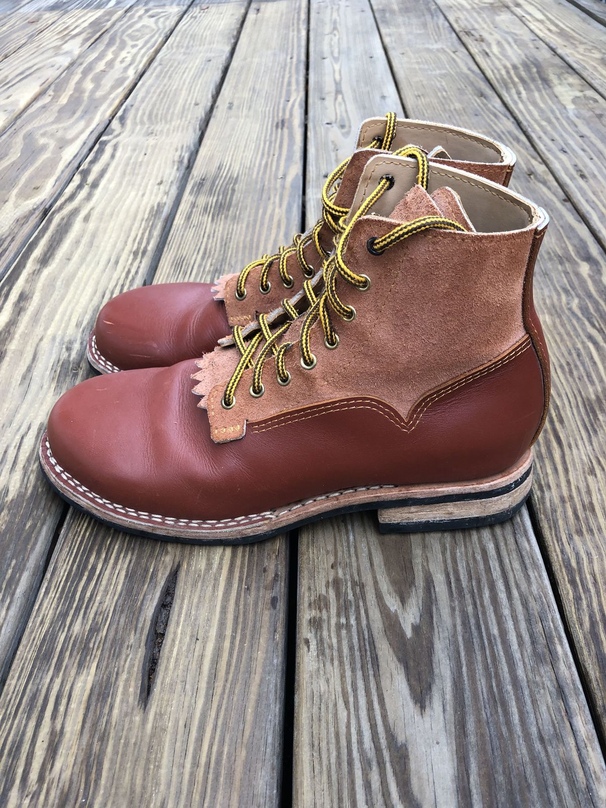 Photo by patinathunderdome on January 2, 2022 of the Self-Made in Rodbrun Chrome Tan.