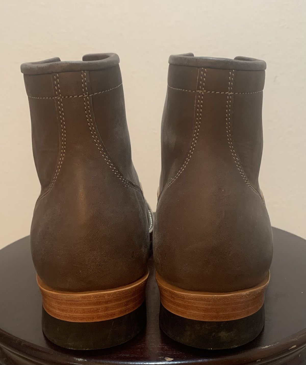 Photo by patinathunderdome on December 6, 2021 of the Monroe 19916 Monkey Boot in Maryam T. Moro Horsebutt.