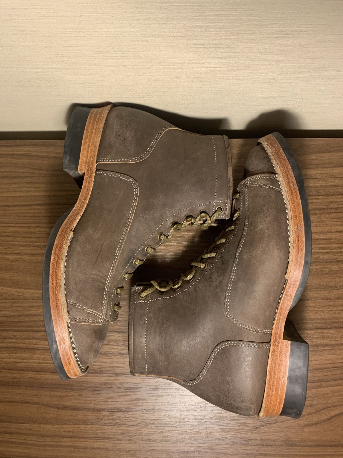 Photo by patinathunderdome on January 6, 2022 of the Monroe 19916 Monkey Boot in Maryam T. Moro Horsebutt.