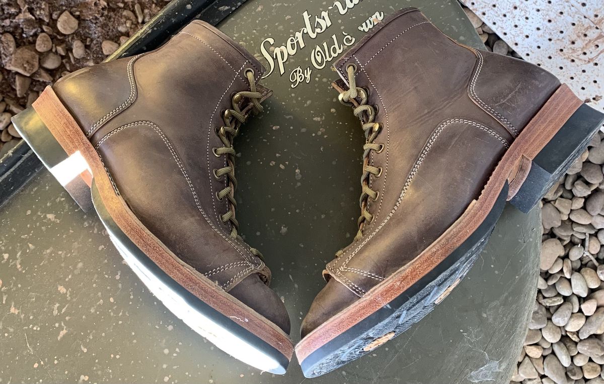 Photo by patinathunderdome on February 6, 2022 of the Monroe 19916 Monkey Boot in Maryam T. Moro Horsebutt.