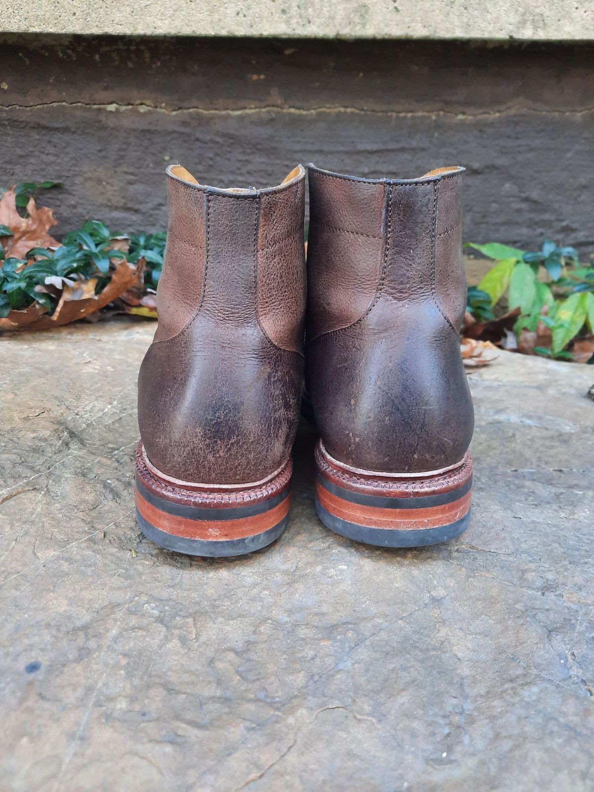 Photo by patinathunderdome on November 1, 2021 of the Meermin Jumper Boot in C.F. Stead Snuff Waxed Kudu.