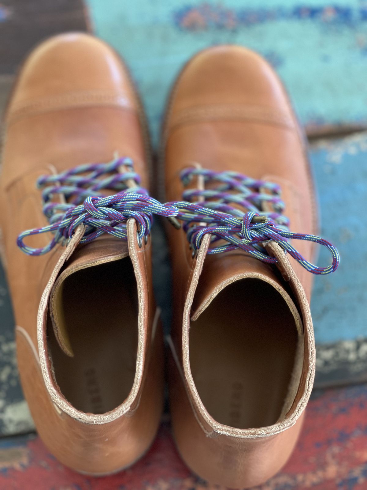 Photo by patinathunderdome on October 1, 2021 of the Viberg Service Boot in Horween Natural Dublin.