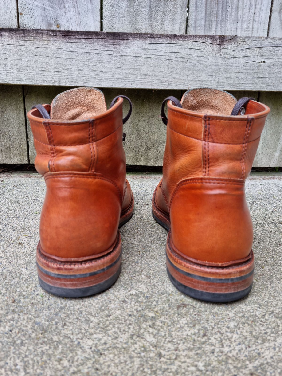 Photo by patinathunderdome on December 5, 2021 of the Parkhurst The Allen in Horween Natural Dublin.