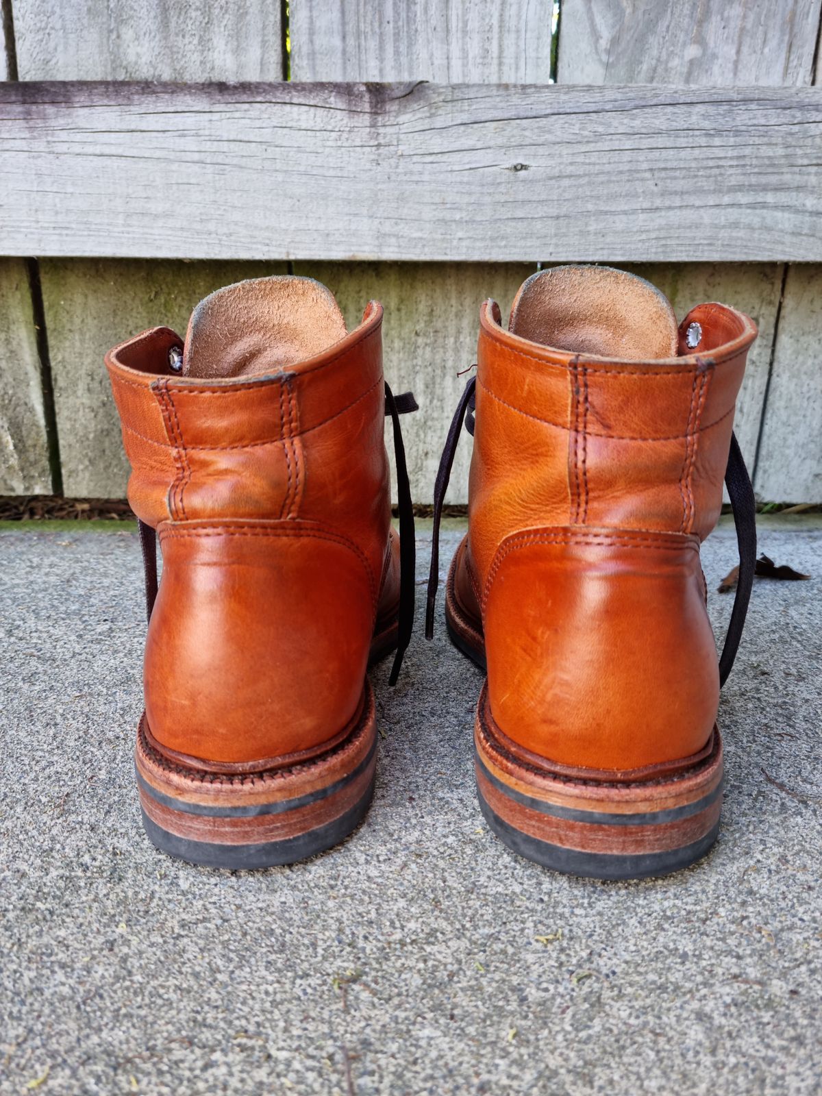 Photo by patinathunderdome on January 4, 2022 of the Parkhurst The Allen in Horween Natural Dublin.