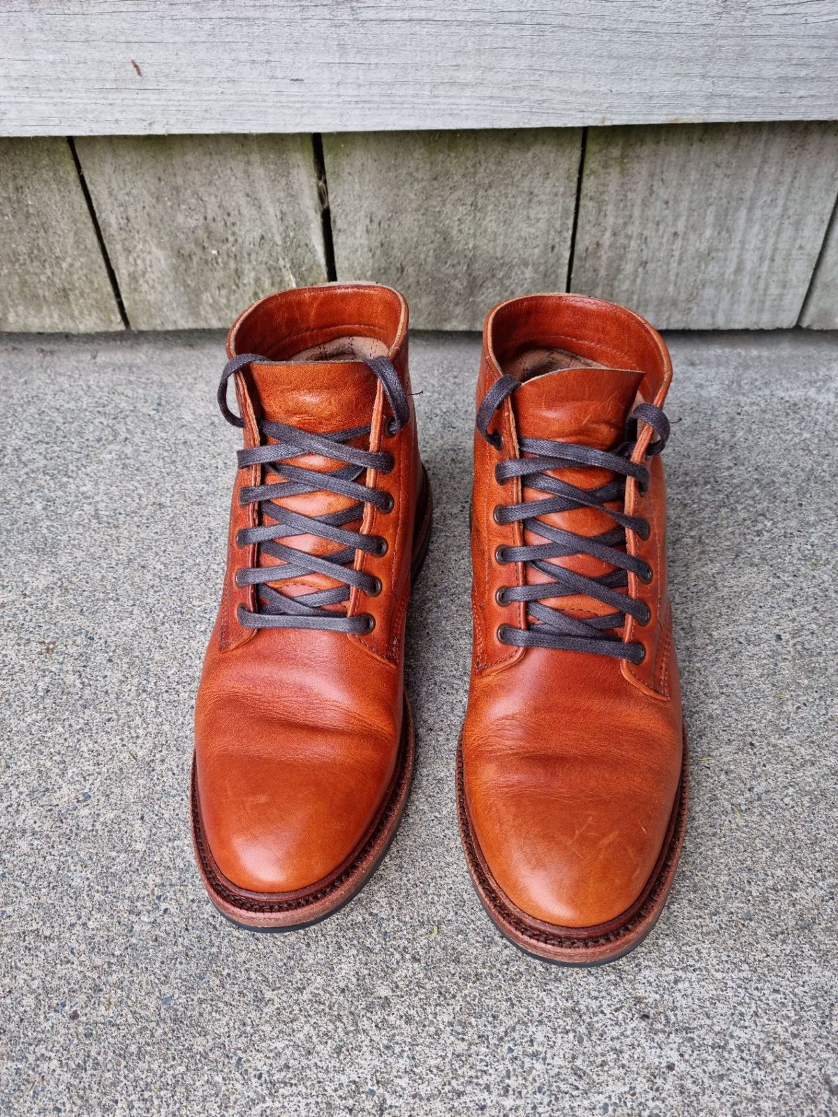 Photo by patinathunderdome on May 3, 2022 of the Parkhurst The Allen in Horween Natural Dublin.