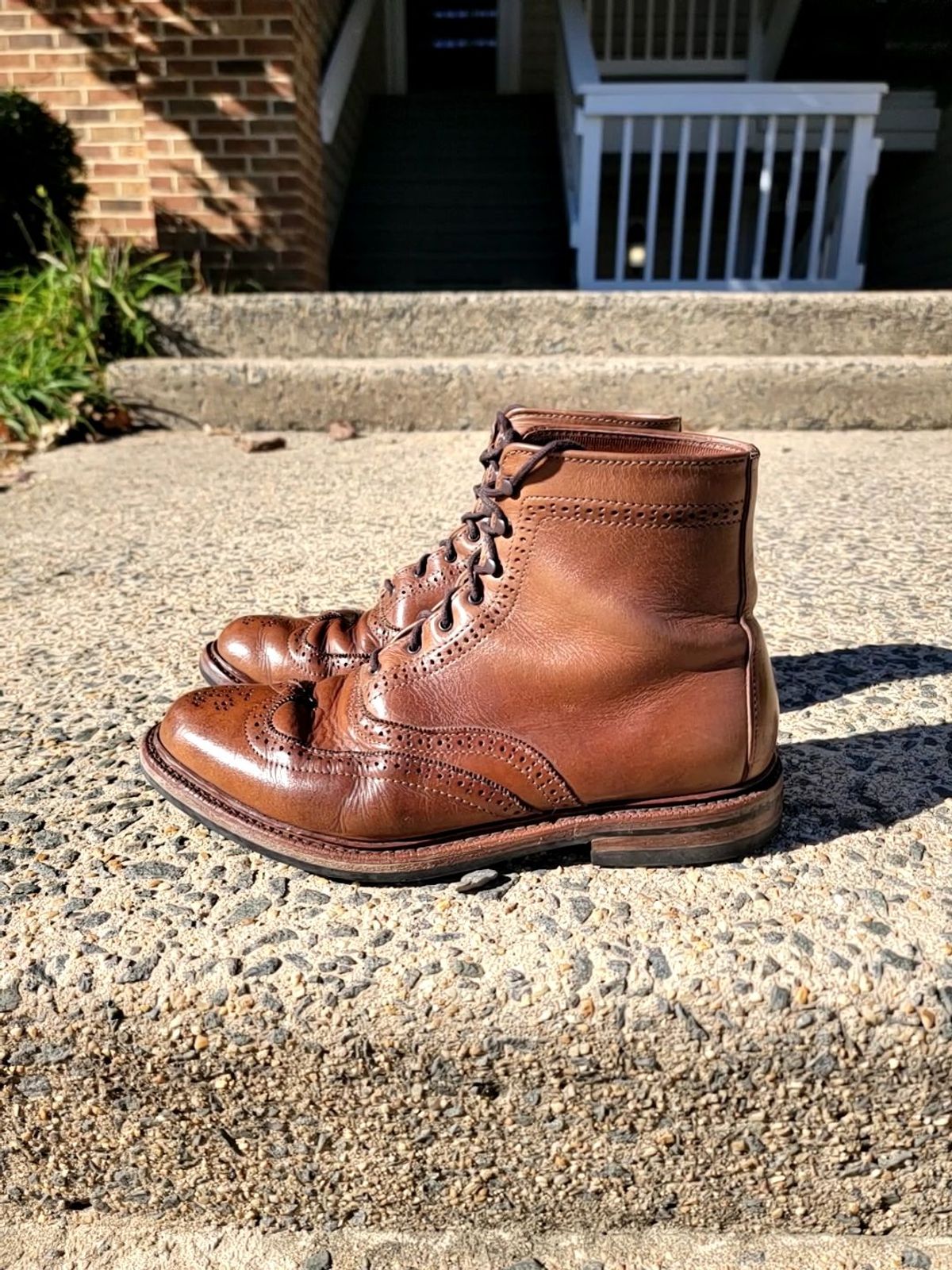 Photo by patinathunderdome on November 1, 2021 of the Parkhurst The Spaulding in Horween Natural Chromexcel.