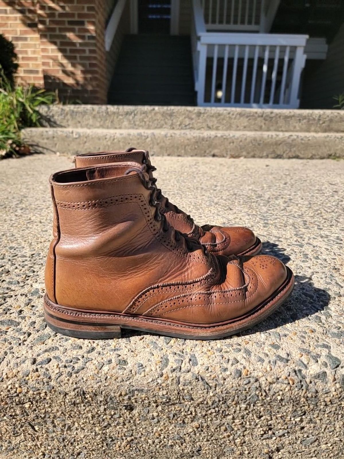 Photo by patinathunderdome on November 1, 2021 of the Parkhurst The Spaulding in Horween Natural Chromexcel.