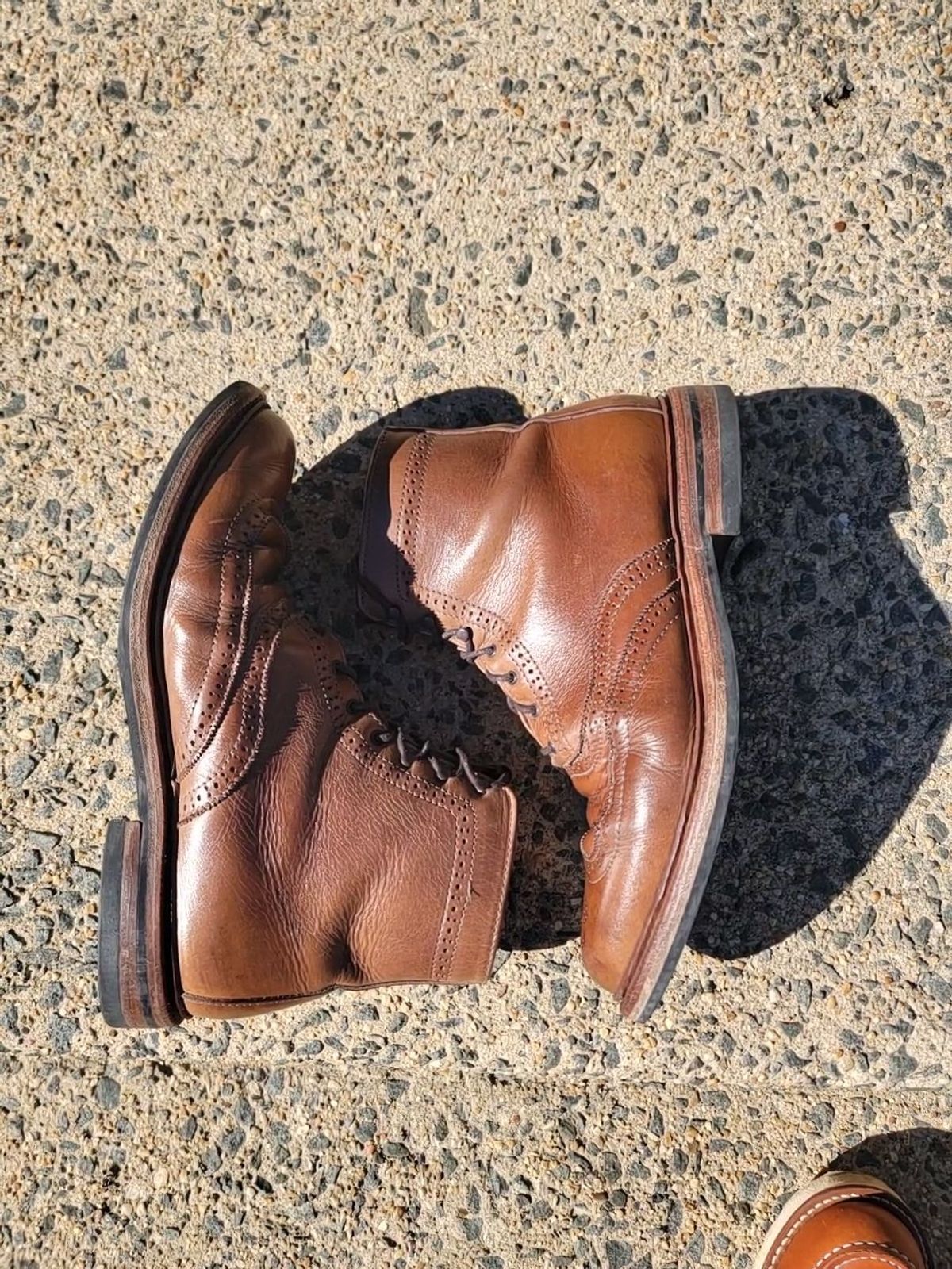 Photo by patinathunderdome on November 1, 2021 of the Parkhurst The Spaulding in Horween Natural Chromexcel.