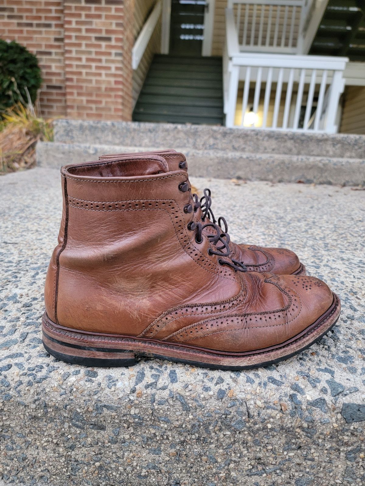 Photo by patinathunderdome on December 3, 2021 of the Parkhurst The Spaulding in Horween Natural Chromexcel.