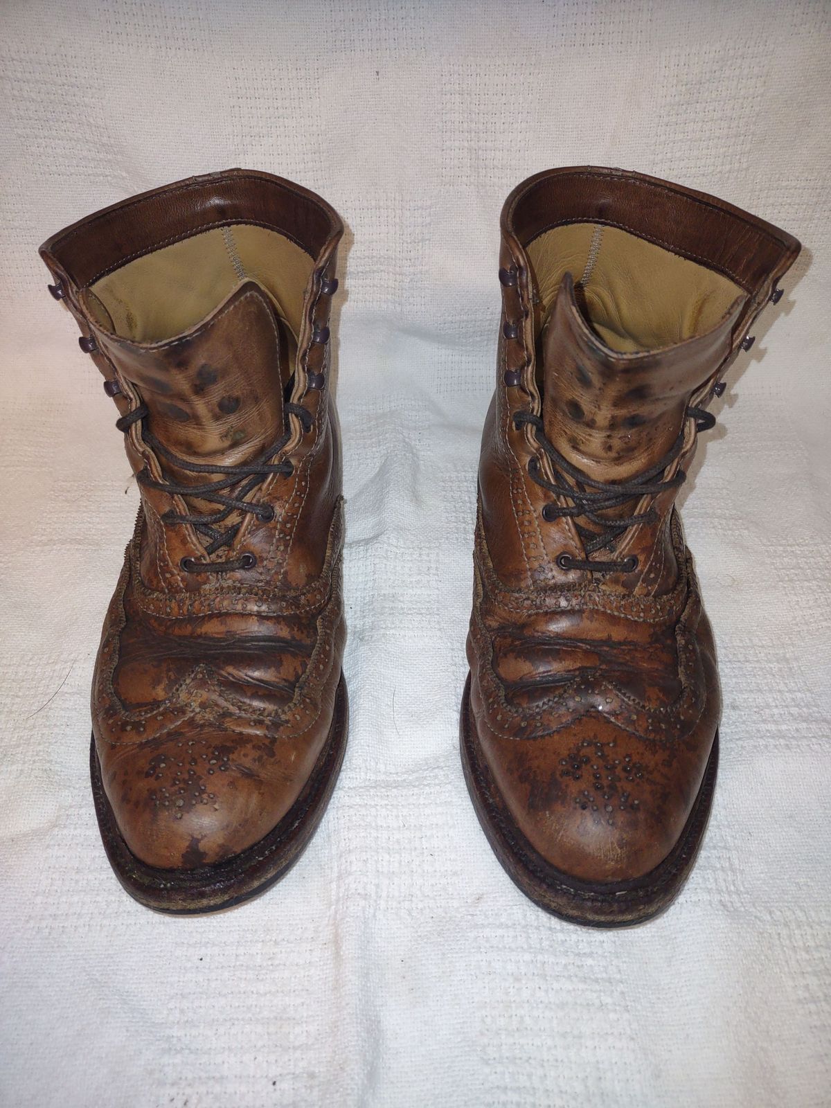 Photo by patinathunderdome on January 3, 2022 of the Parkhurst The Spaulding in Horween Natural Chromexcel.