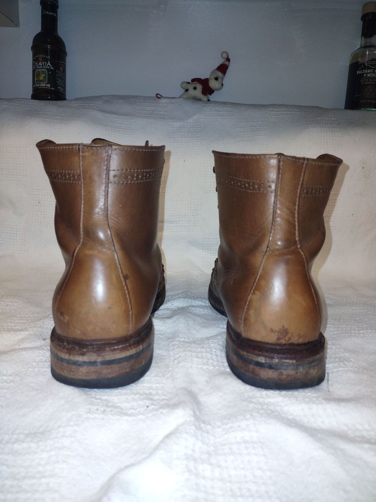 Photo by patinathunderdome on January 3, 2022 of the Parkhurst The Spaulding in Horween Natural Chromexcel.
