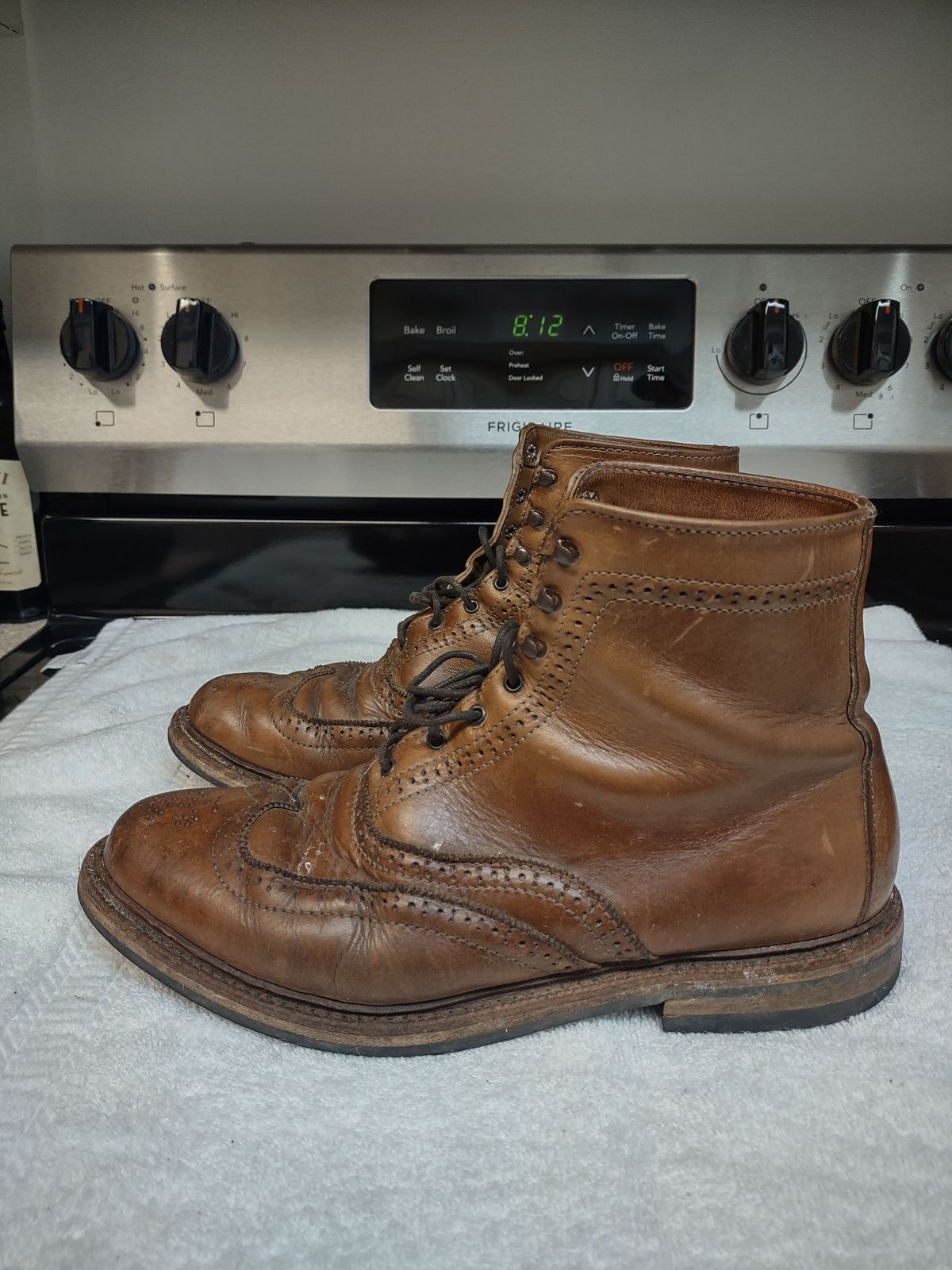 Photo by patinathunderdome on April 6, 2022 of the Parkhurst The Spaulding in Horween Natural Chromexcel.