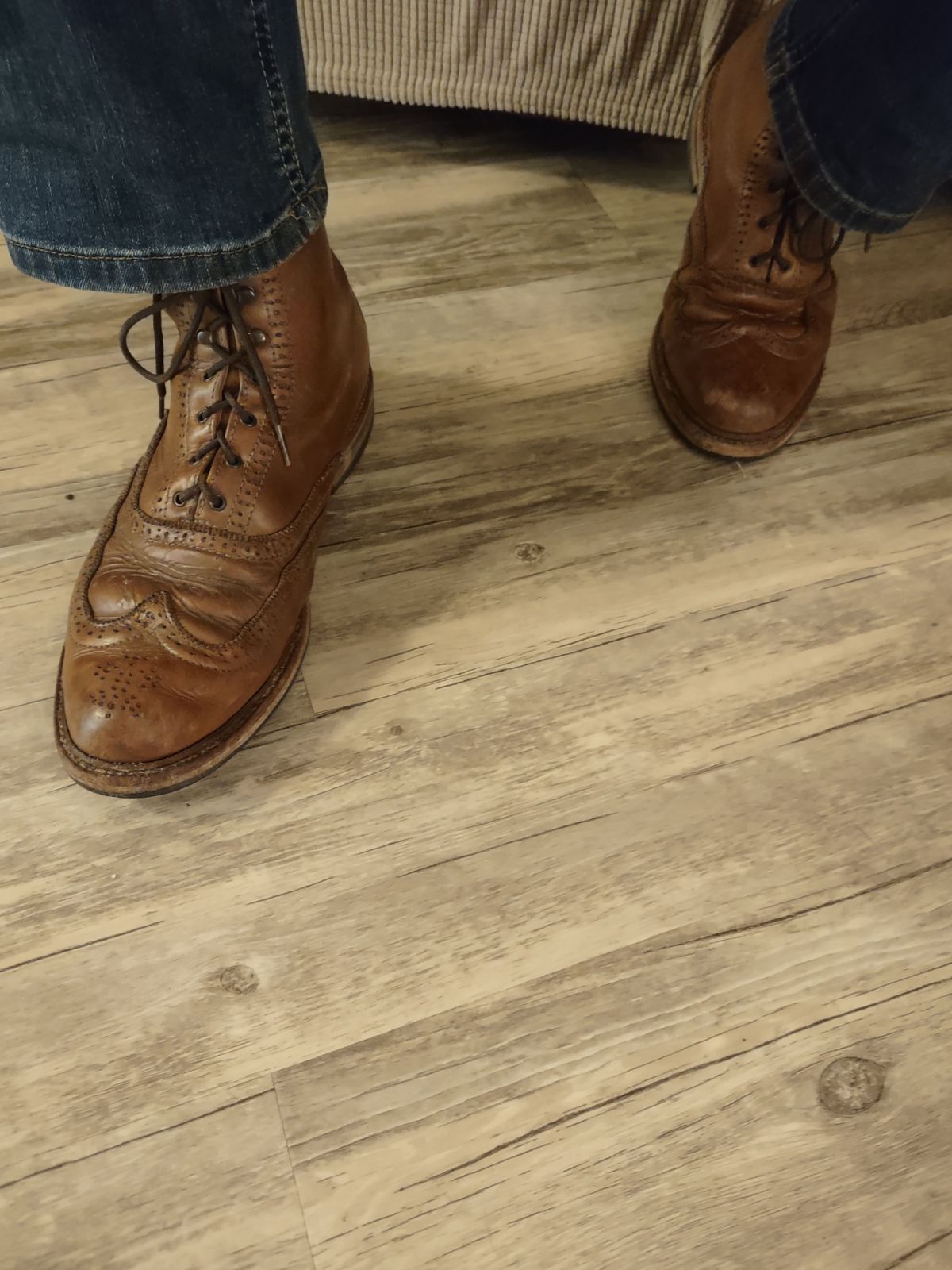 Photo by patinathunderdome on April 6, 2022 of the Parkhurst The Spaulding in Horween Natural Chromexcel.