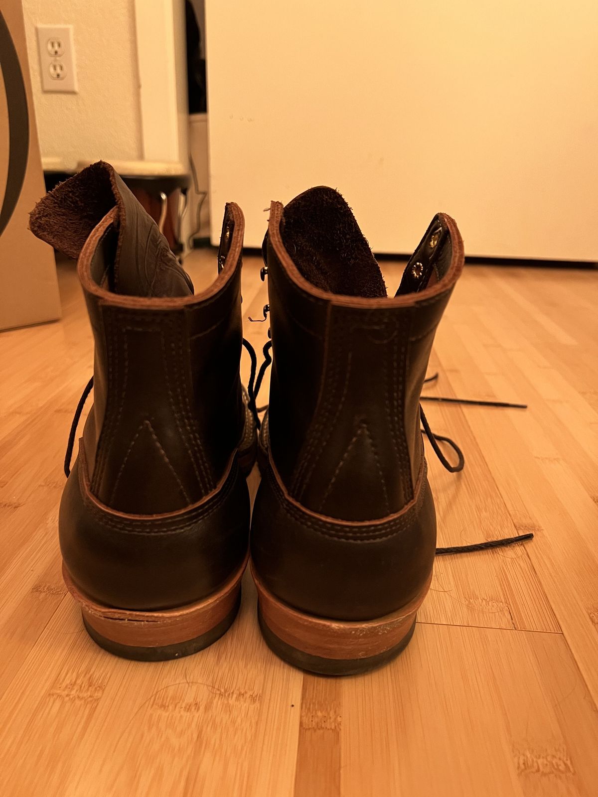 Photo by patinathunderdome on January 2, 2022 of the White's Bounty Hunter in Seidel Brown Oil Tan.