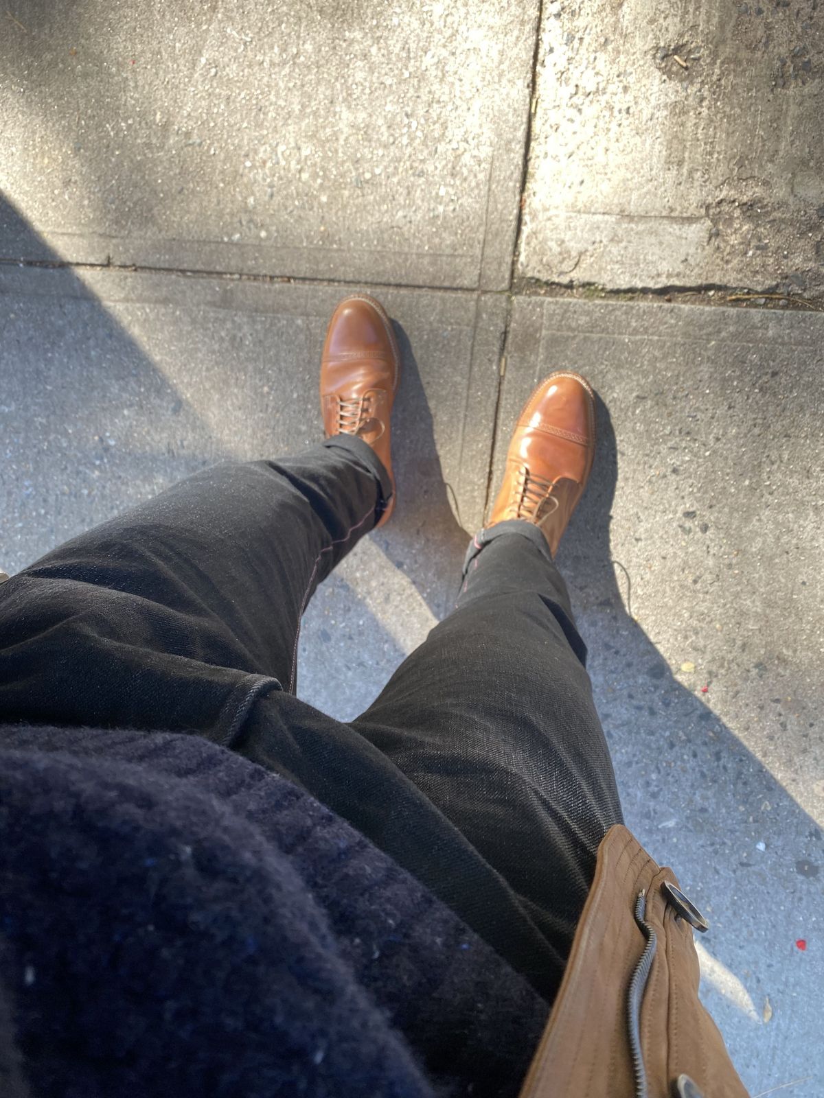 Photo by patinathunderdome on November 5, 2021 of the Viberg Service Boot in Horween Natural Shell Cordovan.