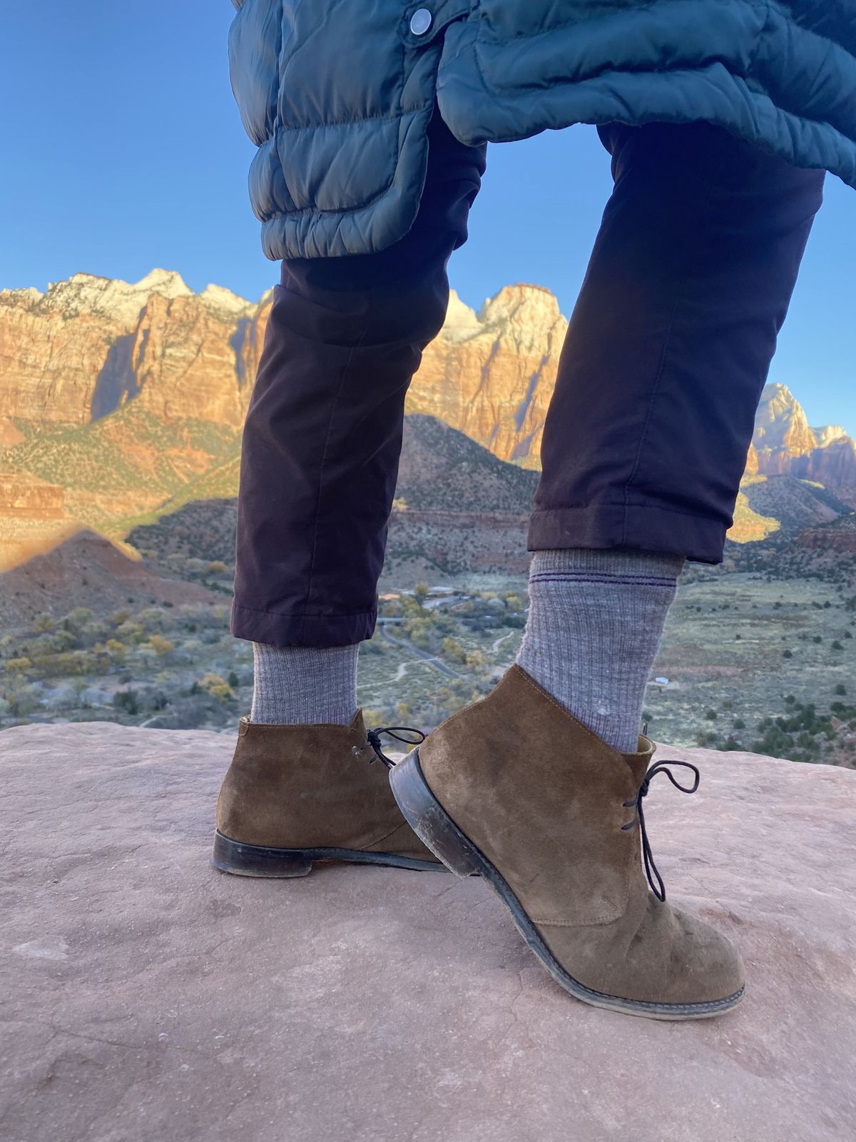 Photo by patinathunderdome on December 6, 2021 of the Cheaney Chukka Boot in Fox Suede.