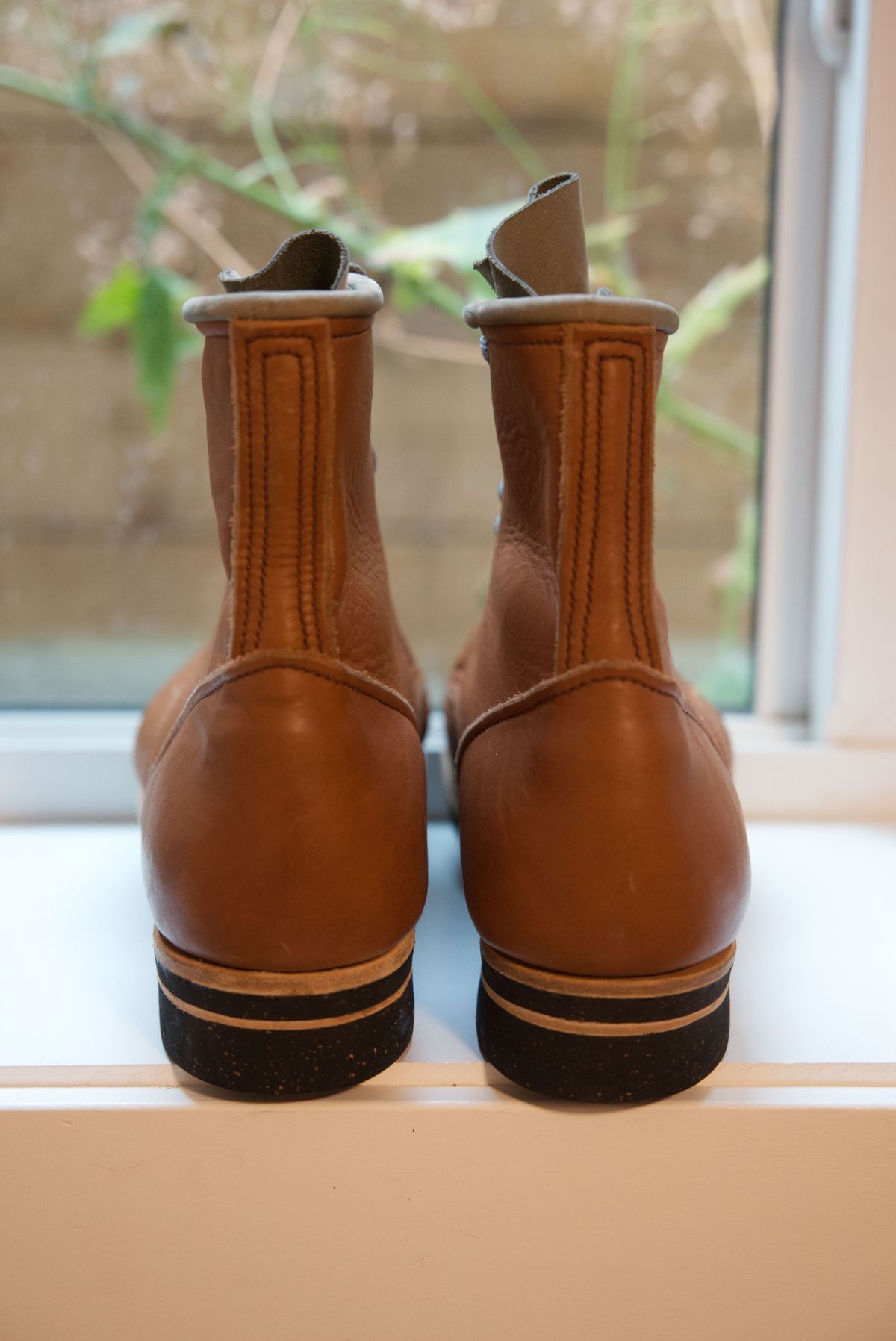 Photo by patinathunderdome on September 30, 2021 of the Endurance Leather Co. Type 01 in Horween Light Brown Essex.