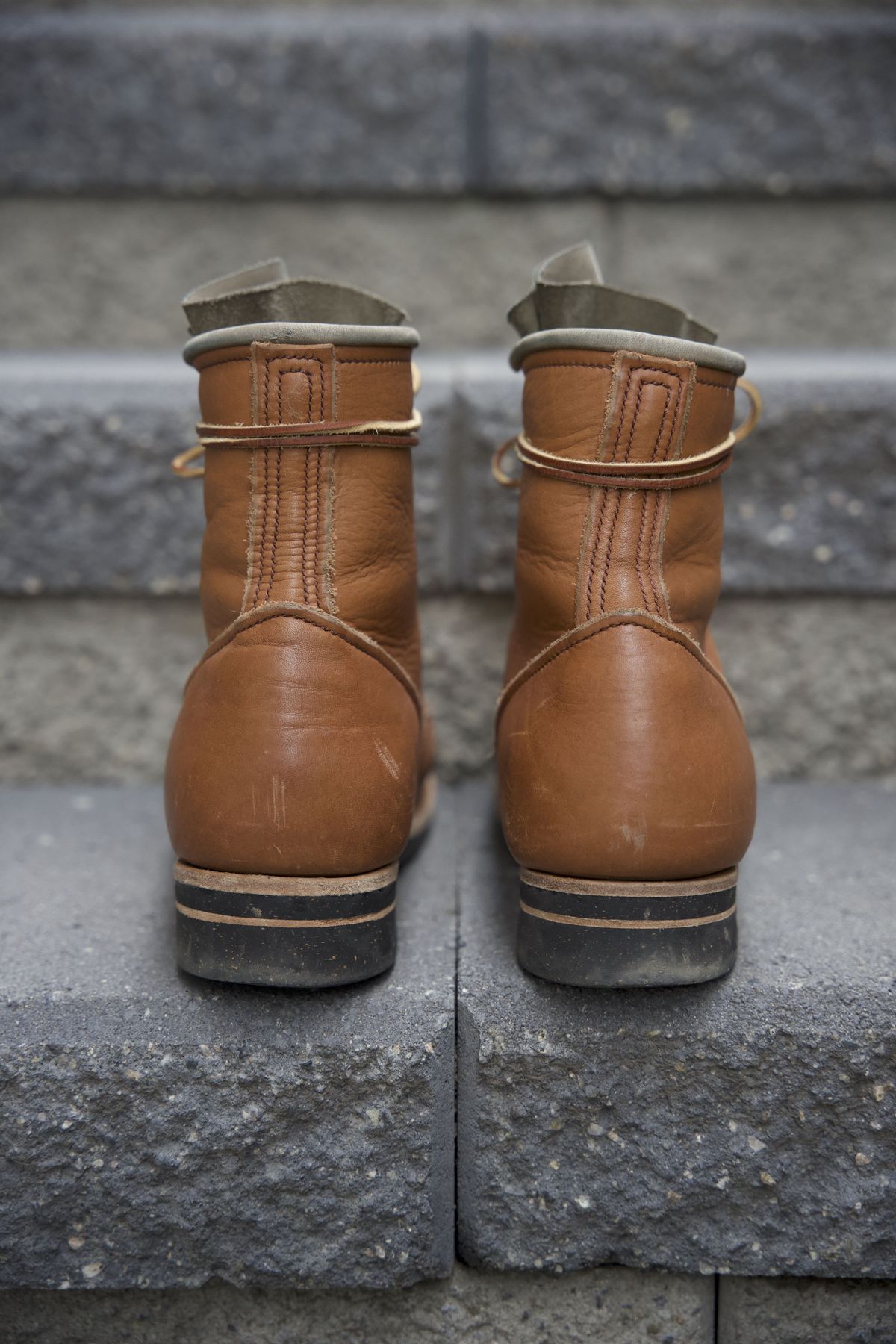 Photo by patinathunderdome on November 1, 2021 of the Endurance Leather Co. Type 01 in Horween Light Brown Essex.