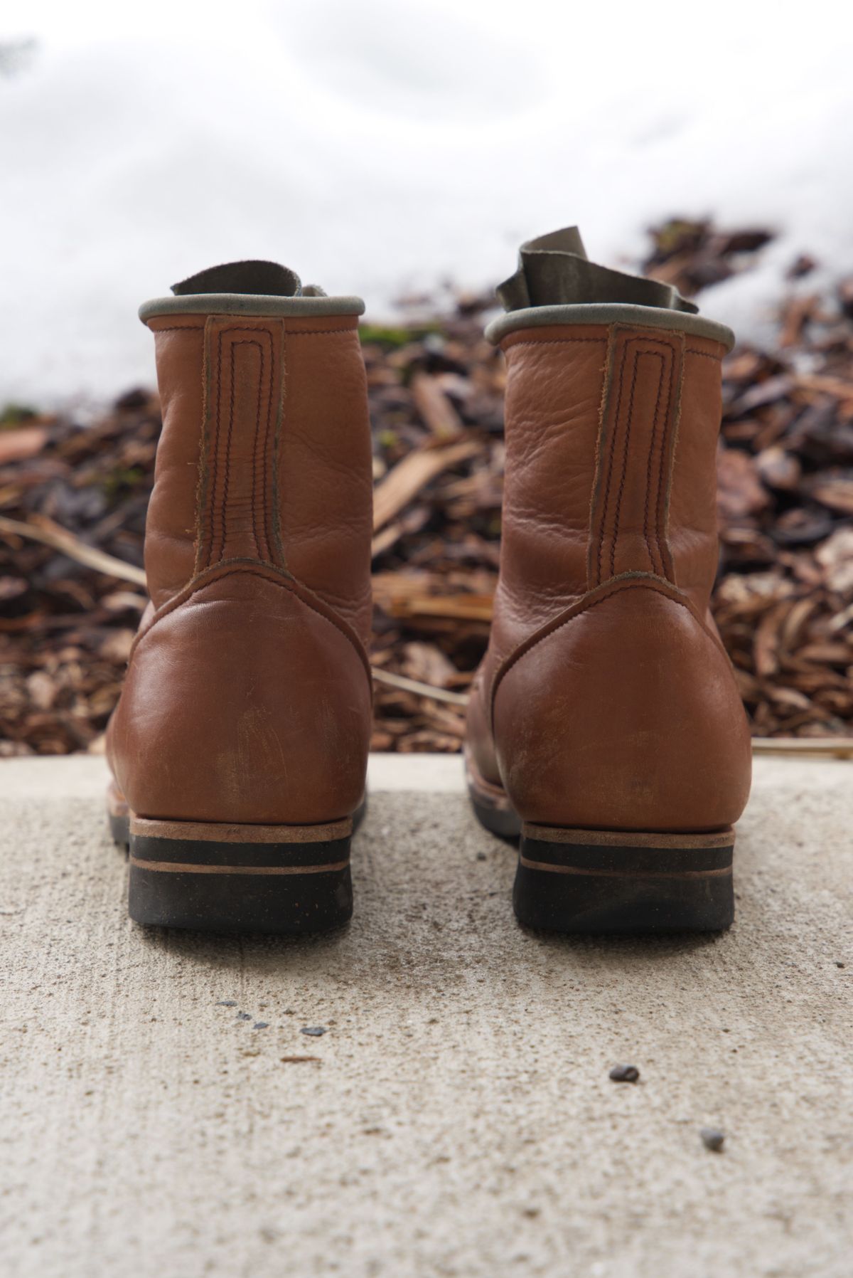 Photo by patinathunderdome on March 1, 2022 of the Endurance Leather Co. Type 01 in Horween Light Brown Essex.