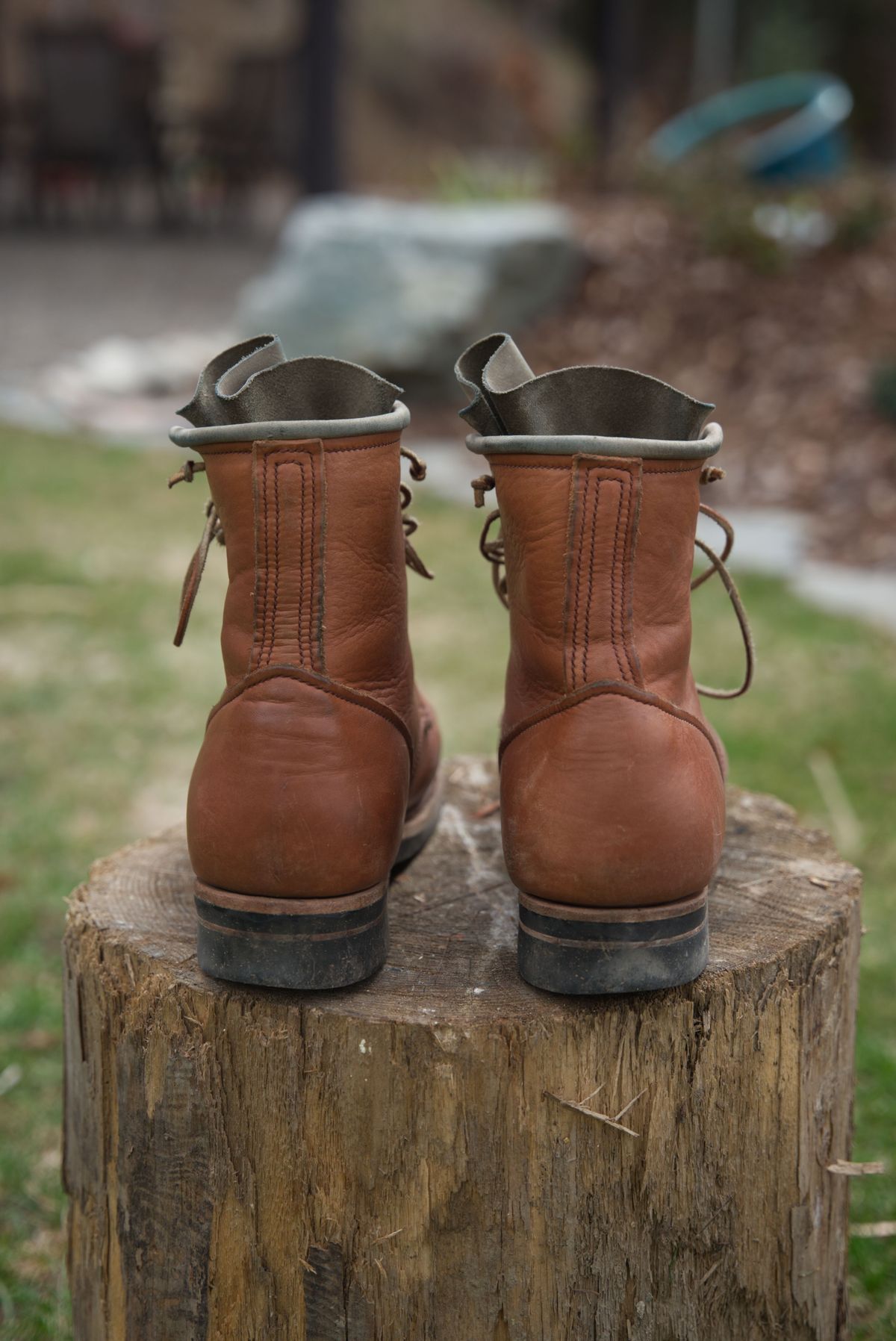 Photo by patinathunderdome on April 3, 2022 of the Endurance Leather Co. Type 01 in Horween Light Brown Essex.