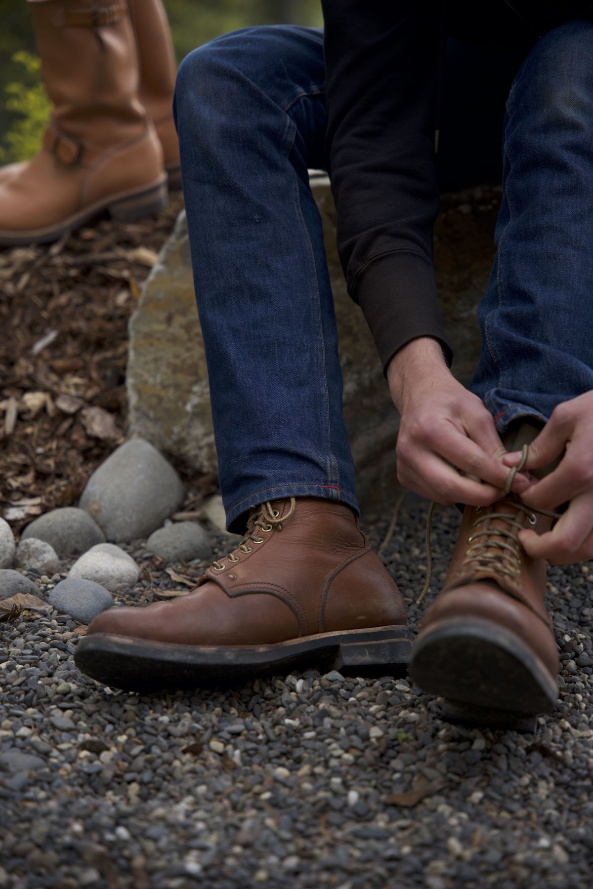 Photo by patinathunderdome on May 2, 2022 of the Endurance Leather Co. Type 01 in Horween Light Brown Essex.