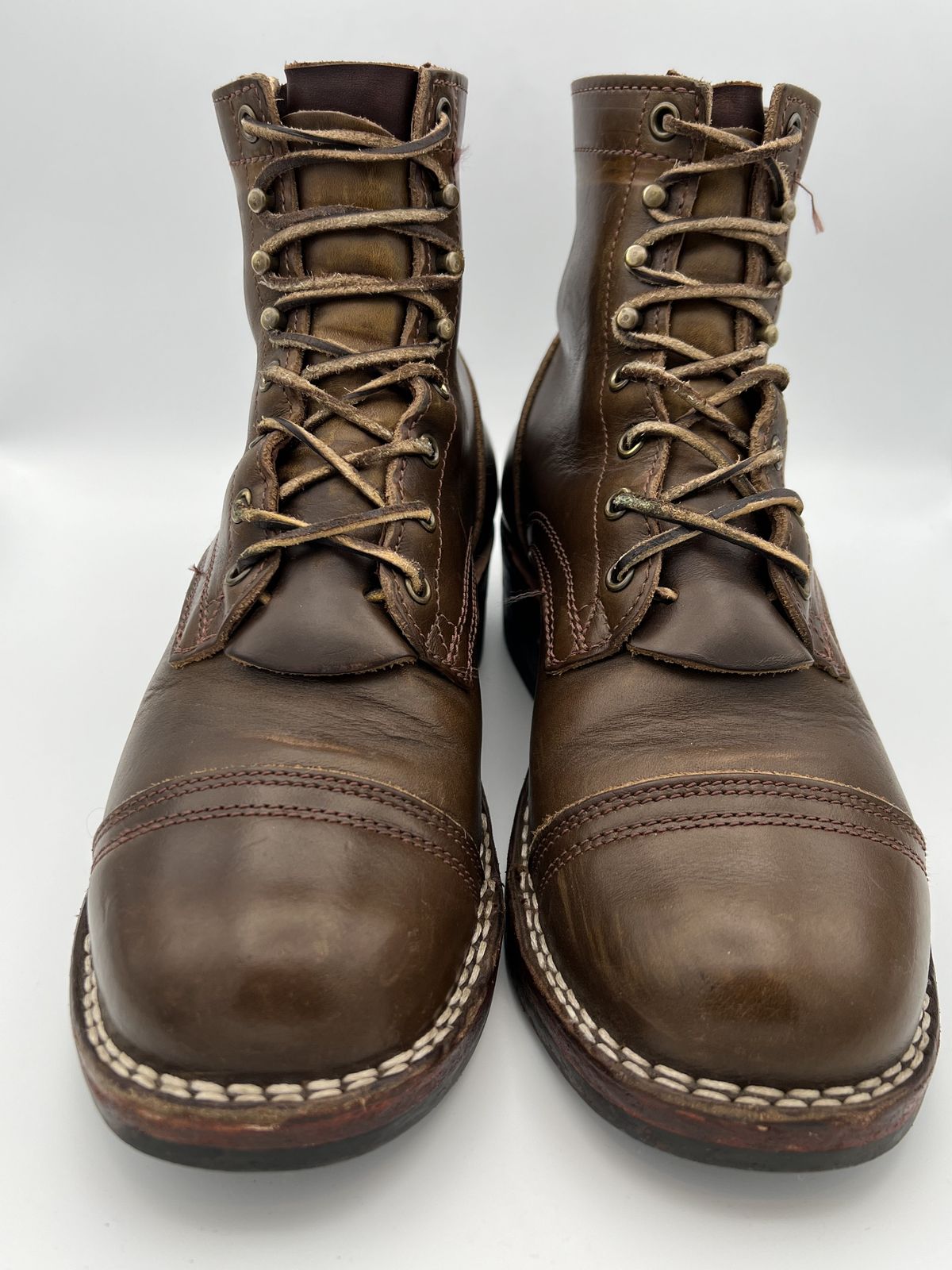 Photo by patinathunderdome on January 6, 2022 of the Nicks Charley in Horween Olive Chromepak.